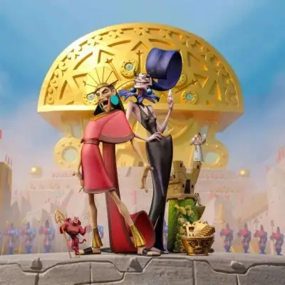 Statue the emperor's new groove kuzko and yzma 1/10
